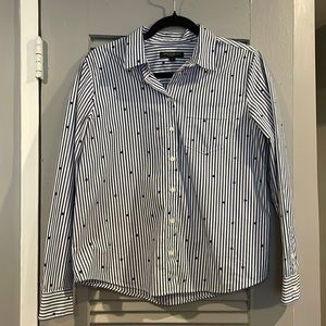 Banana Republic striped blouse